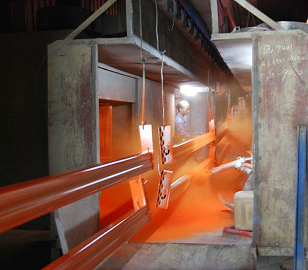 仓储货架静电喷粉设备