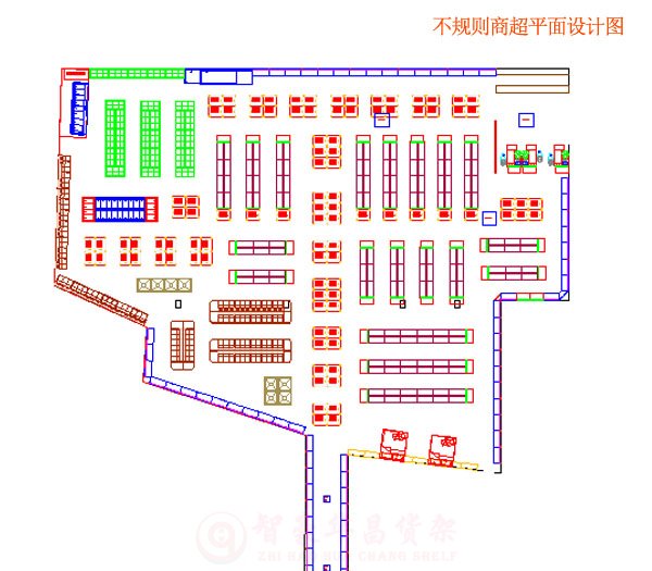 成都不规则商场平面设计图