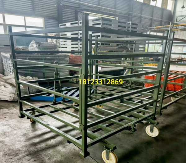 军绿色巧固堆垛货架案例实拍
