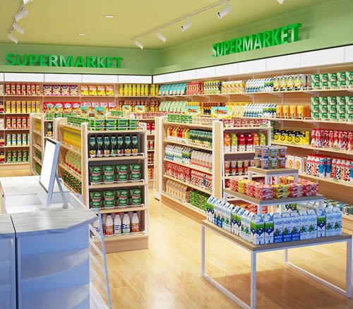 成都便利店货架