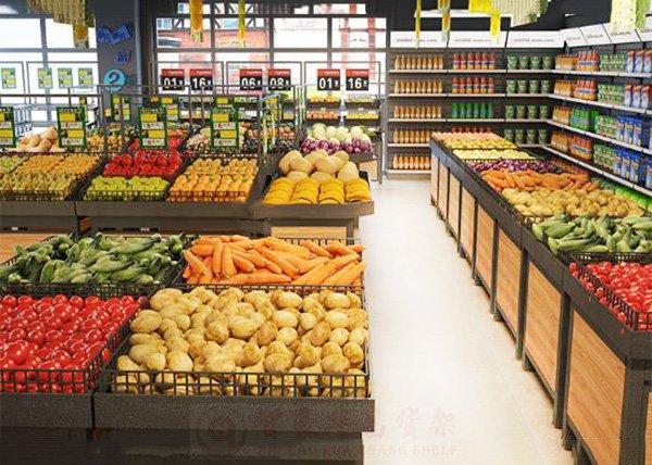 生鲜超市货架