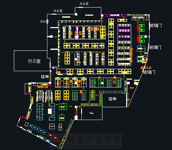 生鲜超市平面设计图纸