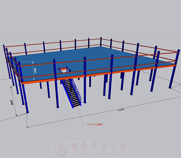 四川仓库货架之阁楼平台货架